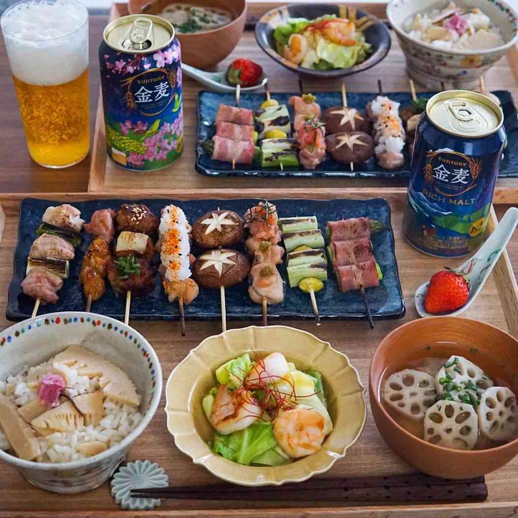 美しく、美味しそうな和食の盛り付けが見たいです。