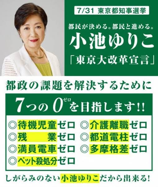 東京都知事選 現職の小池百合子氏 2回目の当選確実