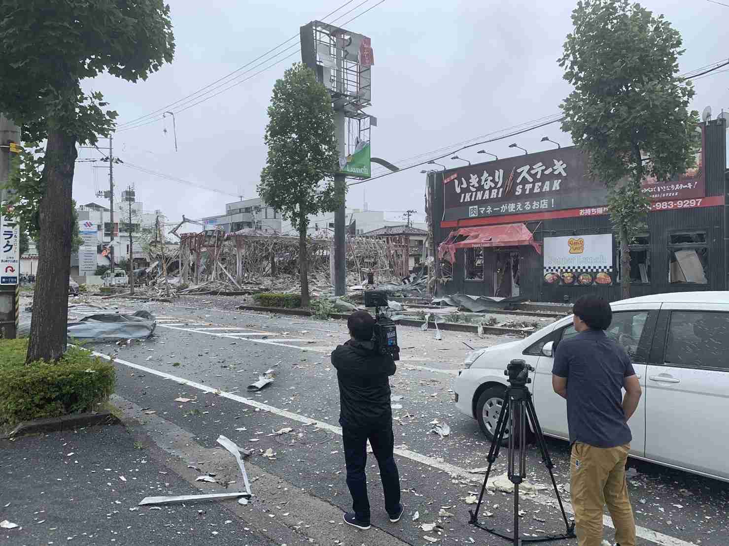 福島 郡山で爆発音と通報 建物に被害 少なくとも10人けが 消防