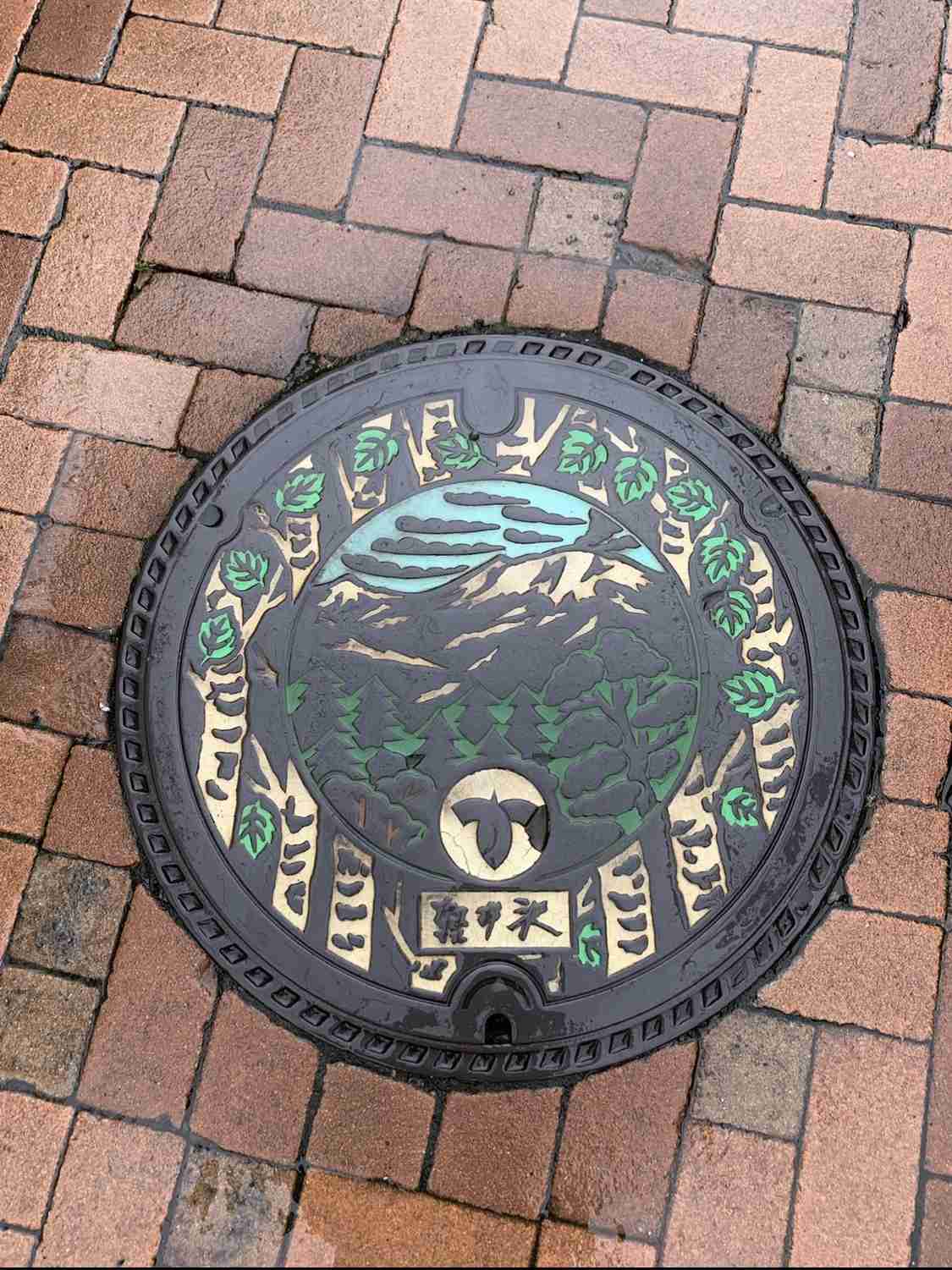 日本各地、様々なマンホールを貼るトピ♪