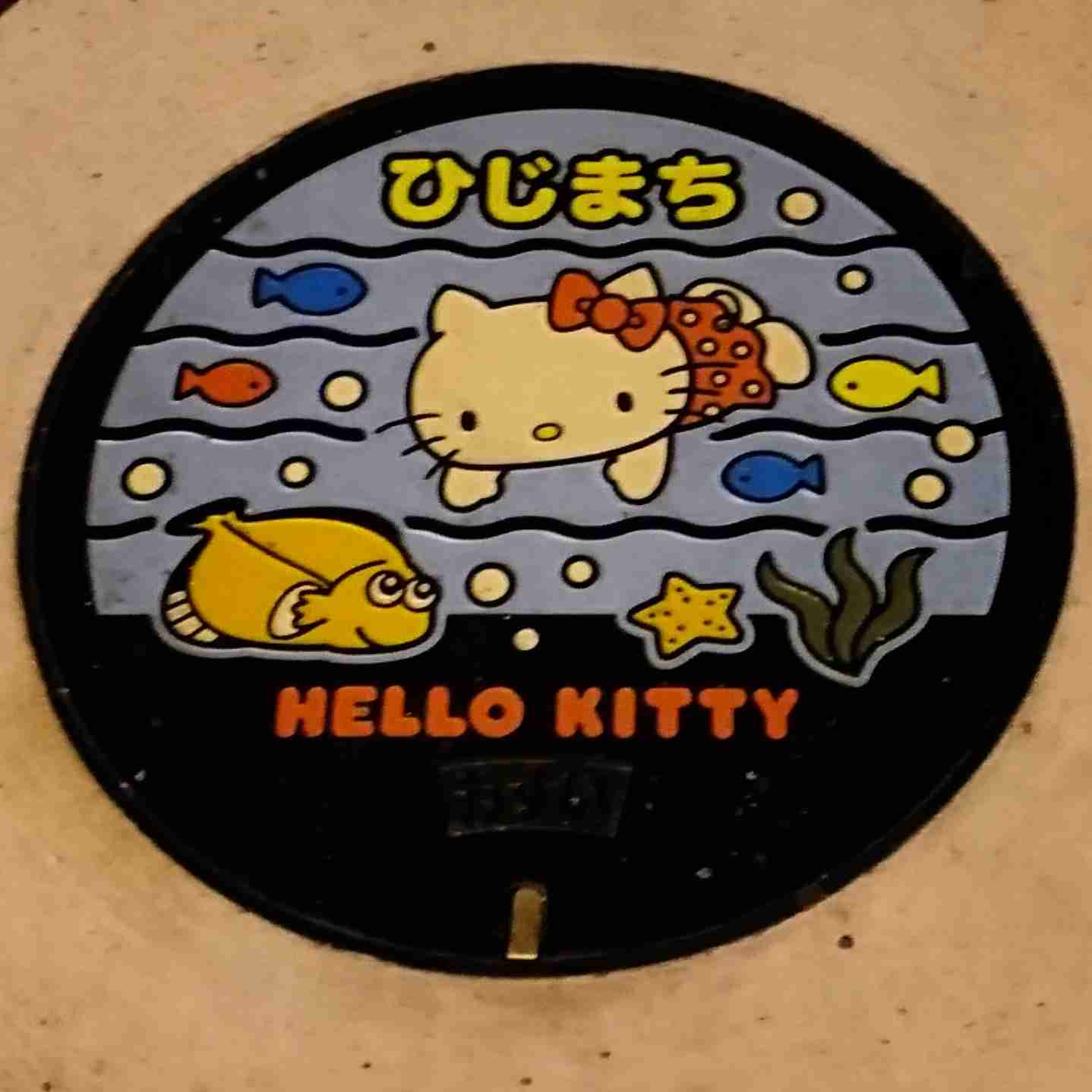 日本各地、様々なマンホールを貼るトピ♪