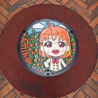 日本各地、様々なマンホールを貼るトピ♪