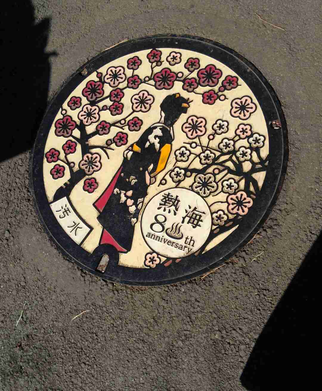 日本各地、様々なマンホールを貼るトピ♪