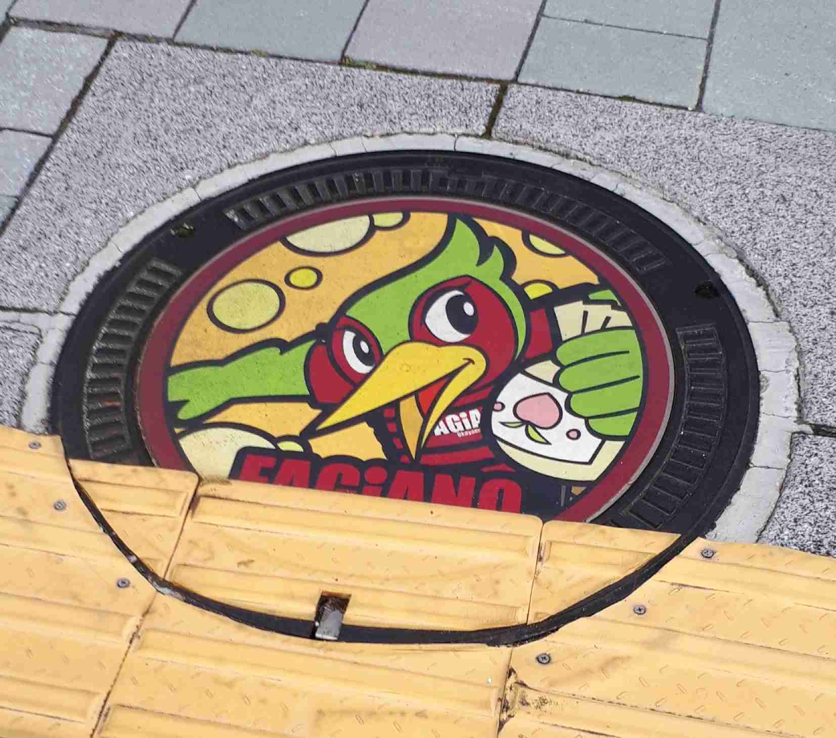 日本各地、様々なマンホールを貼るトピ♪