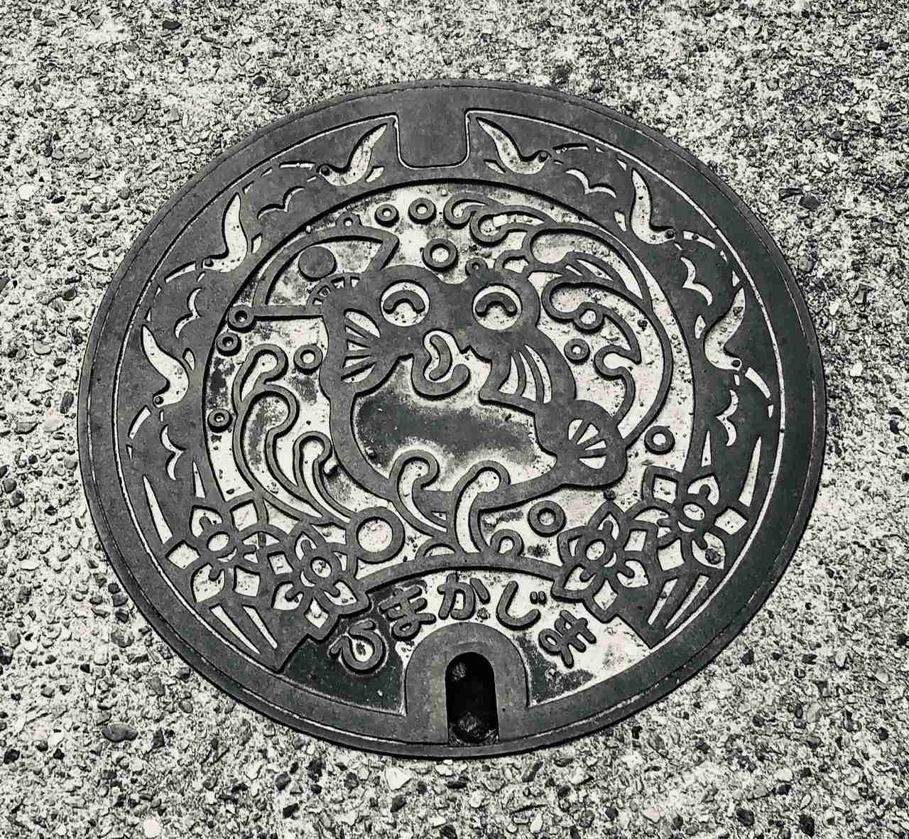 日本各地、様々なマンホールを貼るトピ♪