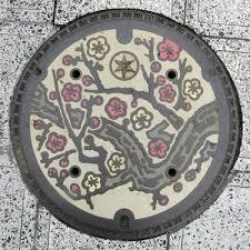 日本各地、様々なマンホールを貼るトピ♪