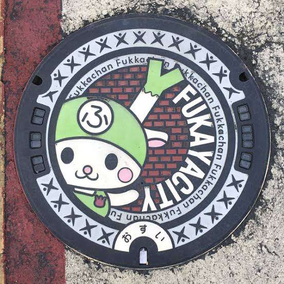 日本各地、様々なマンホールを貼るトピ♪