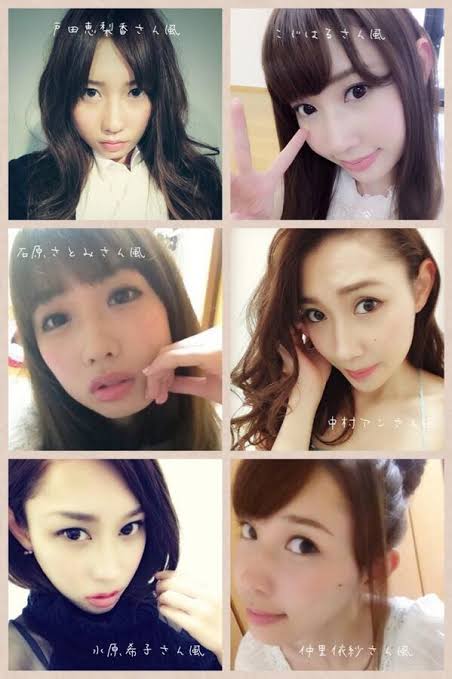 《ヘアメイク》参考にしている有名人《ファッション》