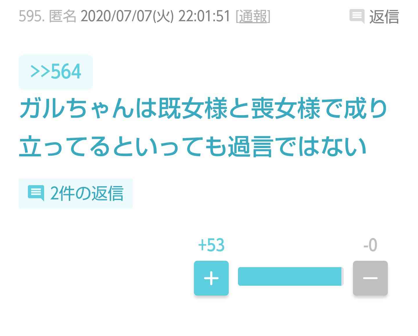 ガルちゃんで印象に残ってるコメント