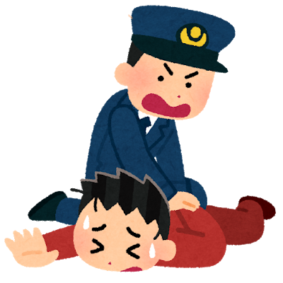 自衛隊、警察官、消防士の方にお礼をいうトピ