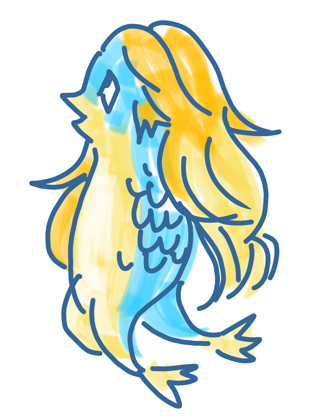 疫病退散!アマビエの絵を何も見ずに描いてみよう