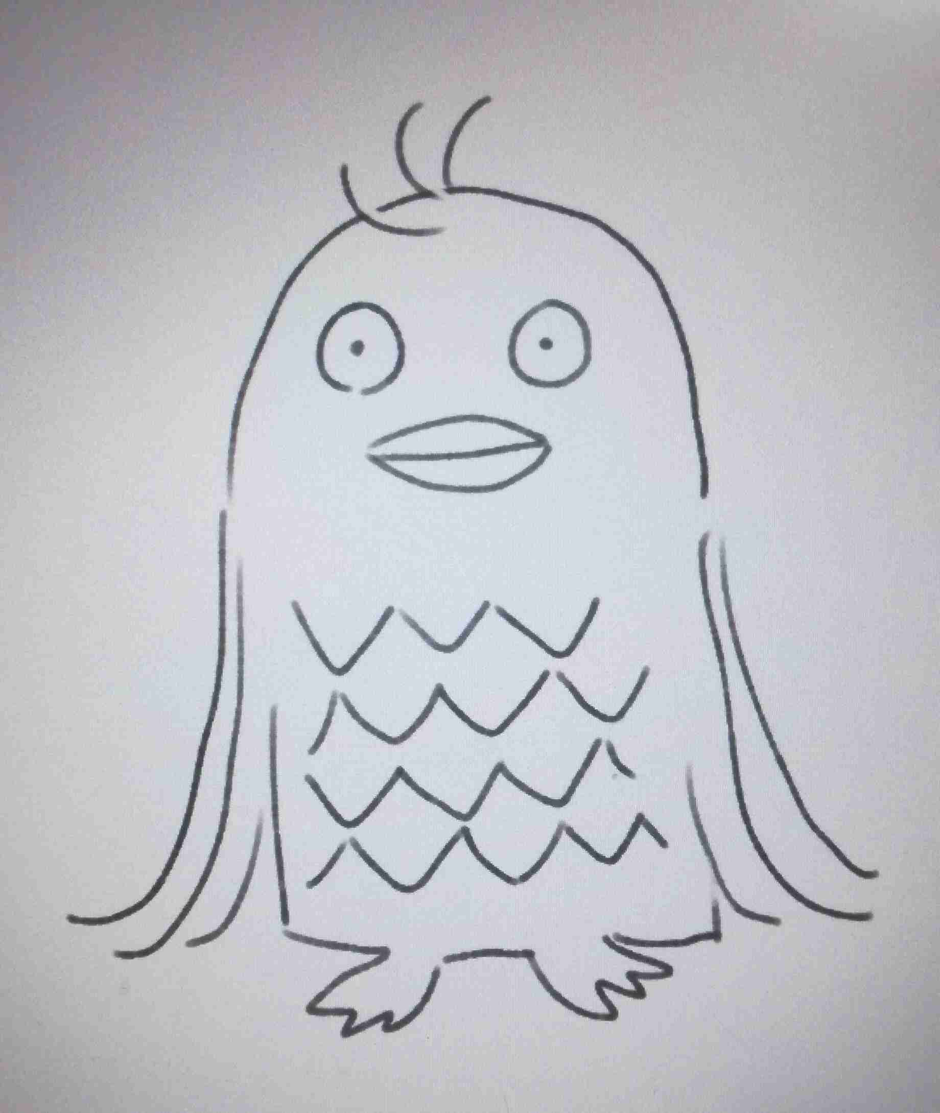 疫病退散!アマビエの絵を何も見ずに描いてみよう