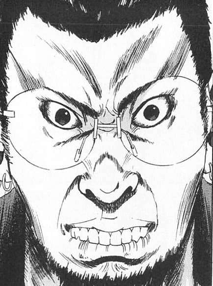 怒った顔の２次元キャラ