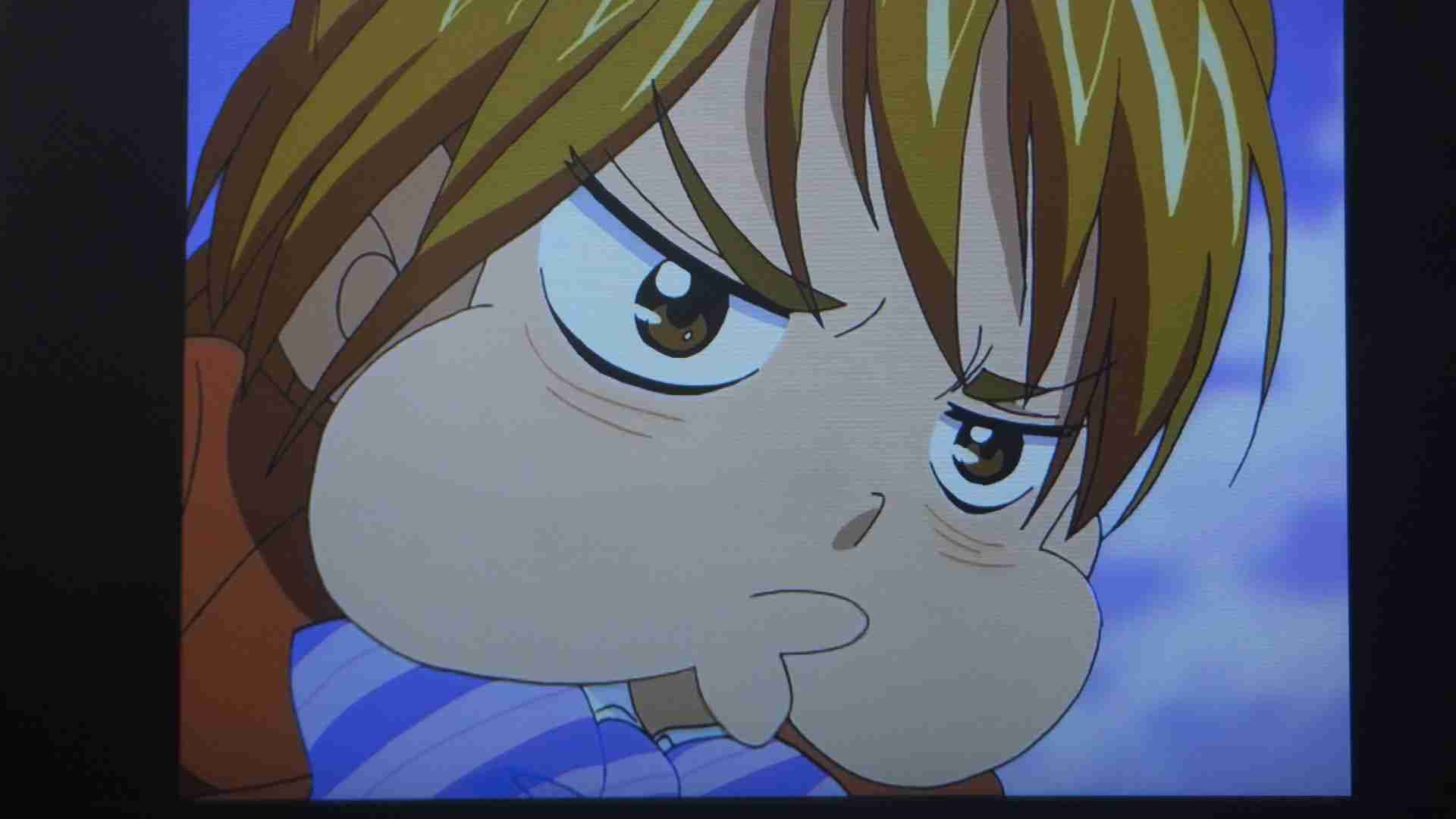 怒った顔の２次元キャラ