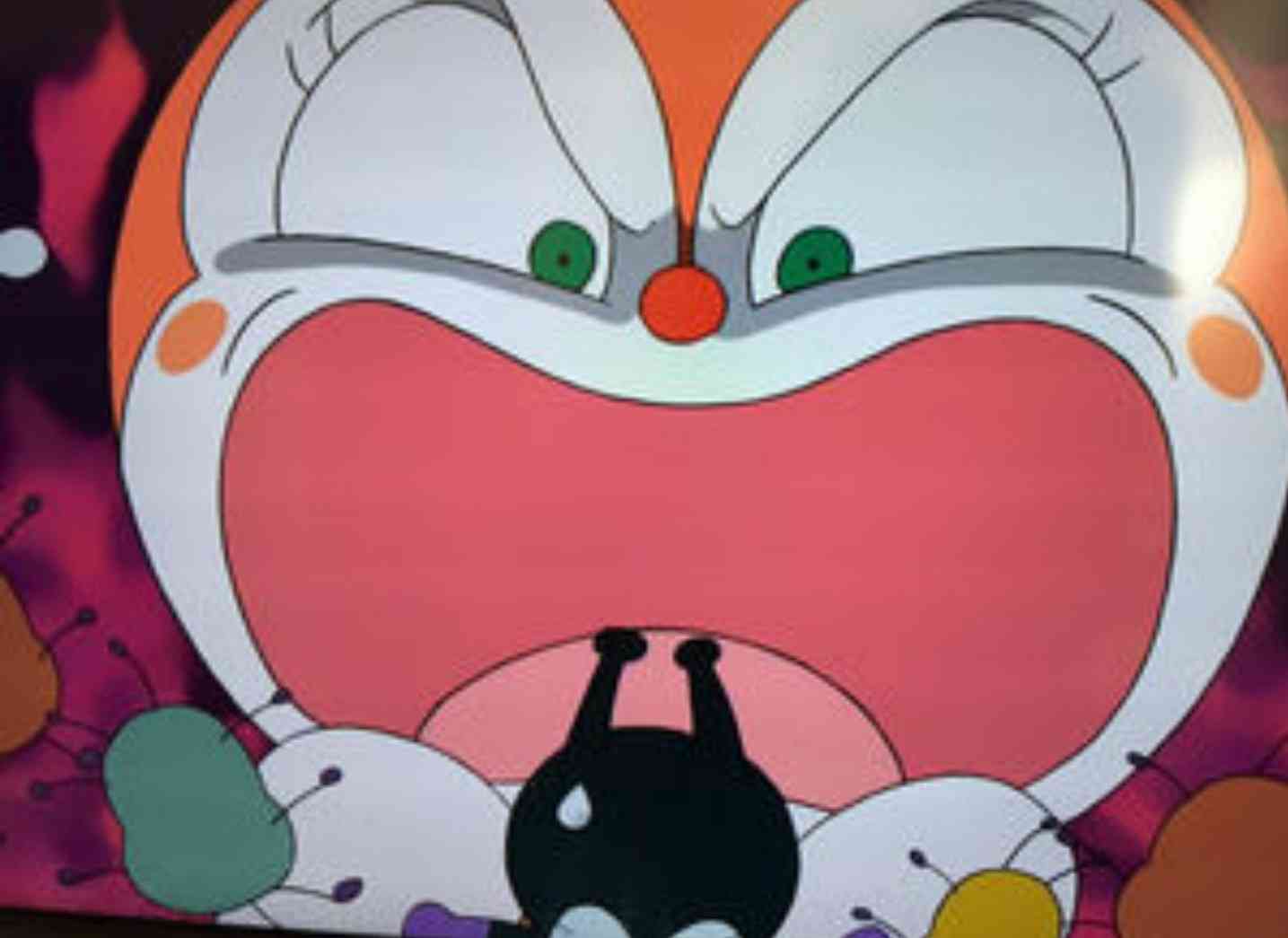 怒った顔の２次元キャラ