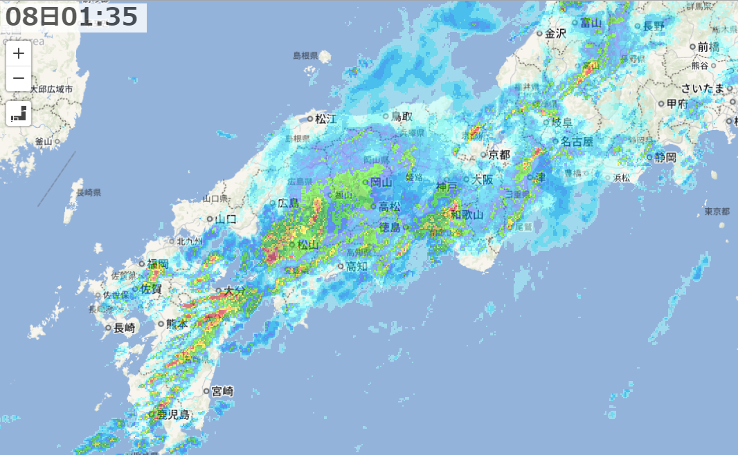 筑後川　大分県日田市で氾濫が発生　午前１時　国土交通省などが発表