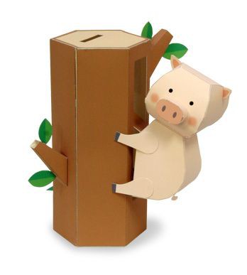 木登りしている動物たち