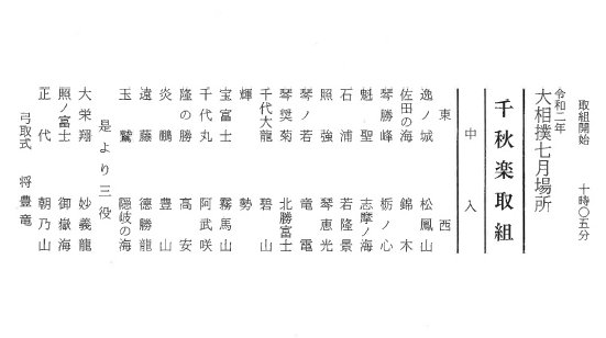 【実況・感想】大相撲7月場所を15日間応援するトピ
