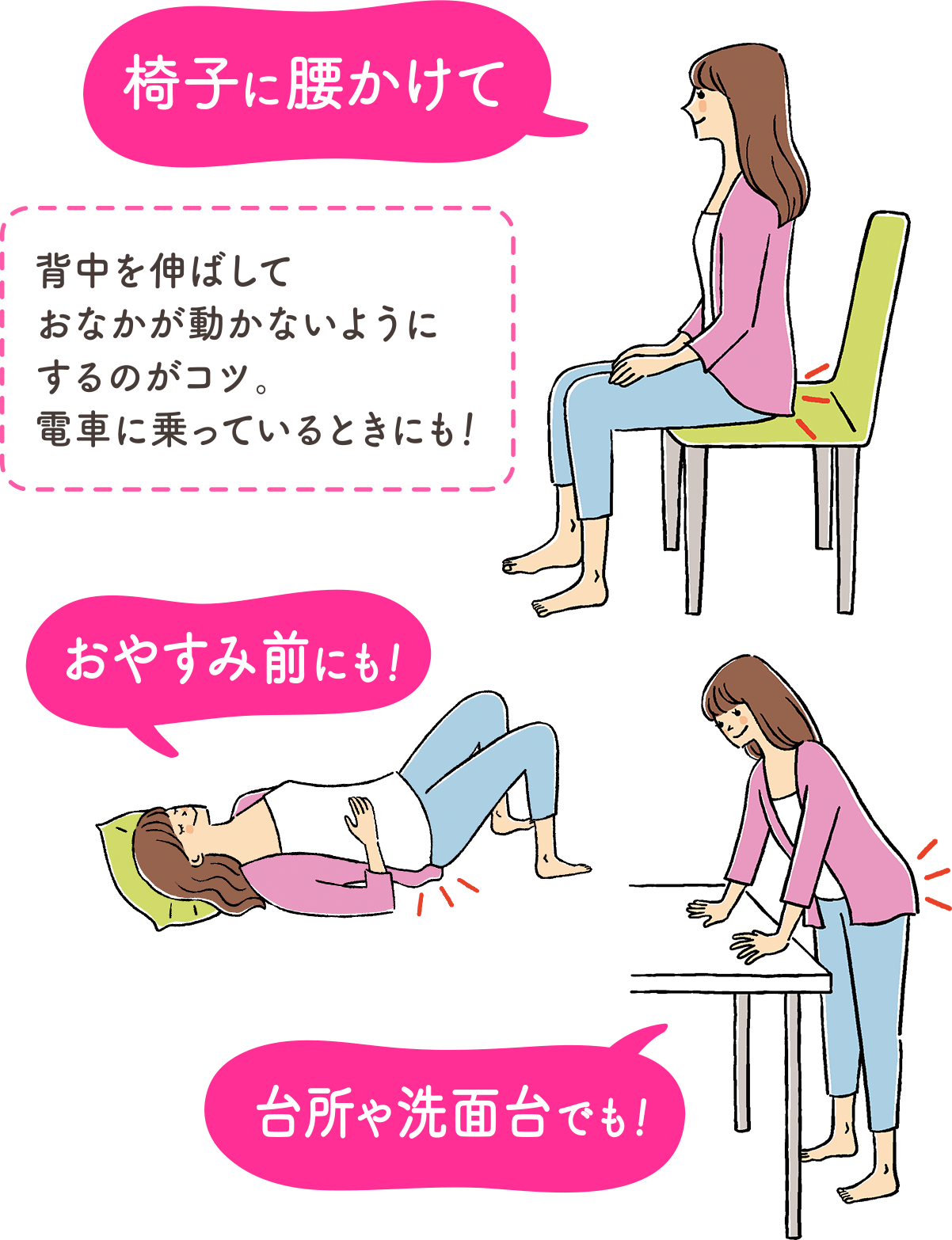 骨盤底筋運動してる人!