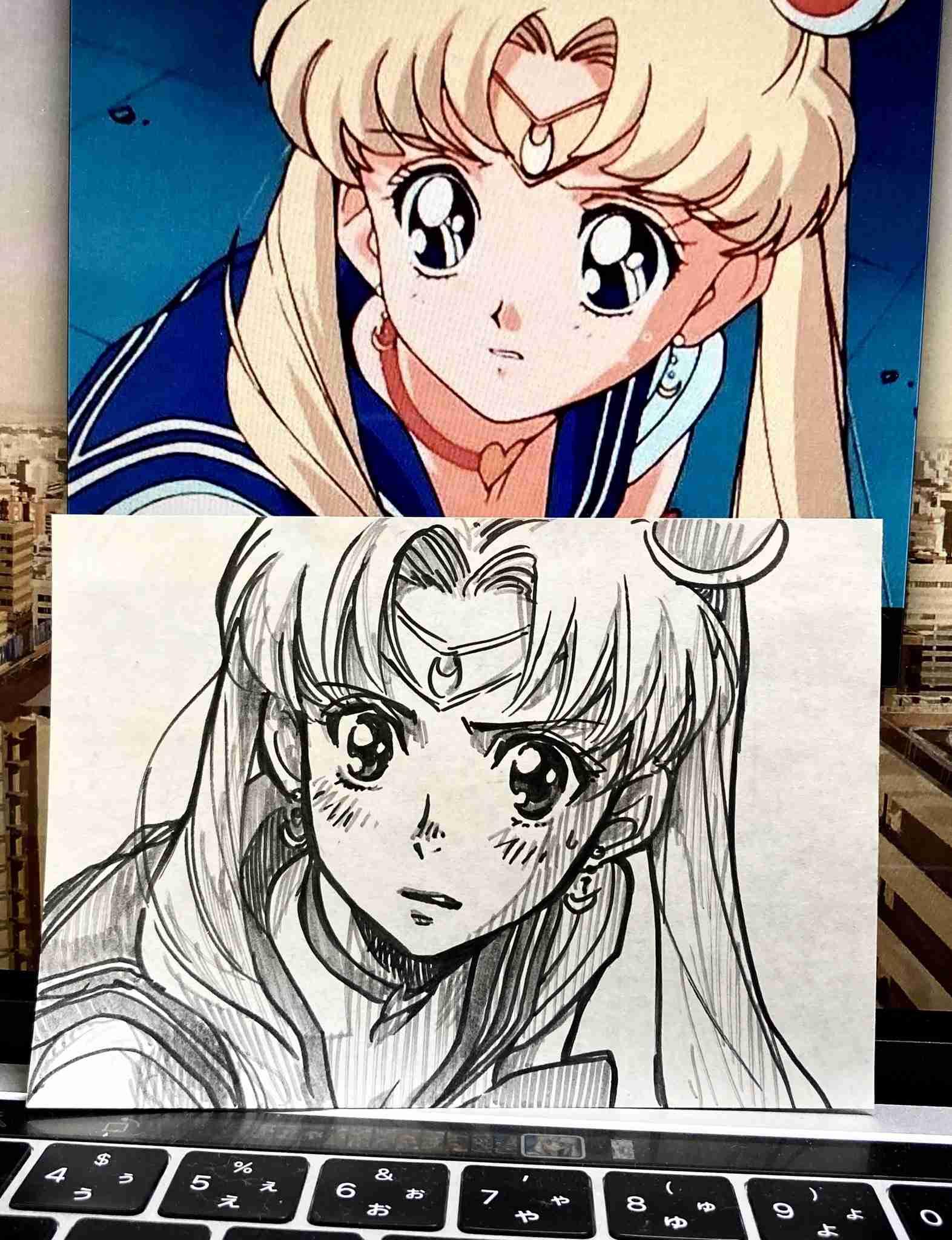 漫画家が描いた他の漫画キャラや有名人の似顔絵