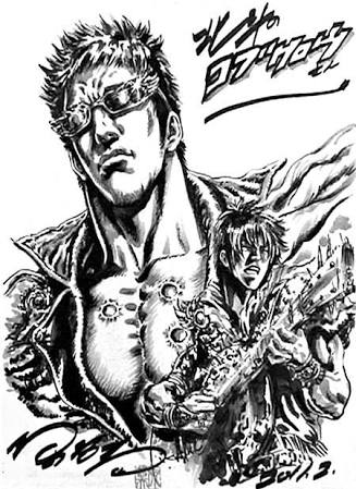 漫画家が描いた他の漫画キャラや有名人の似顔絵