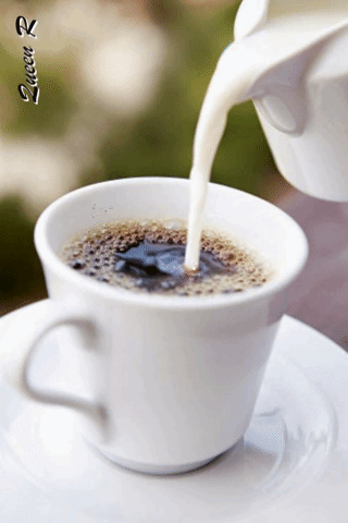 ティーカップ、コーヒーカップを愛でるトピ