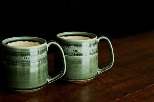 ティーカップ、コーヒーカップを愛でるトピ