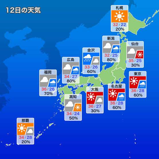 今いる場所の天気!