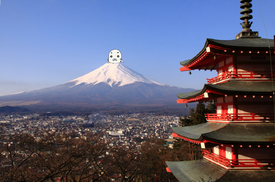 日本＆世界の風景に「ゴマちゃん」を添えてみるトピ