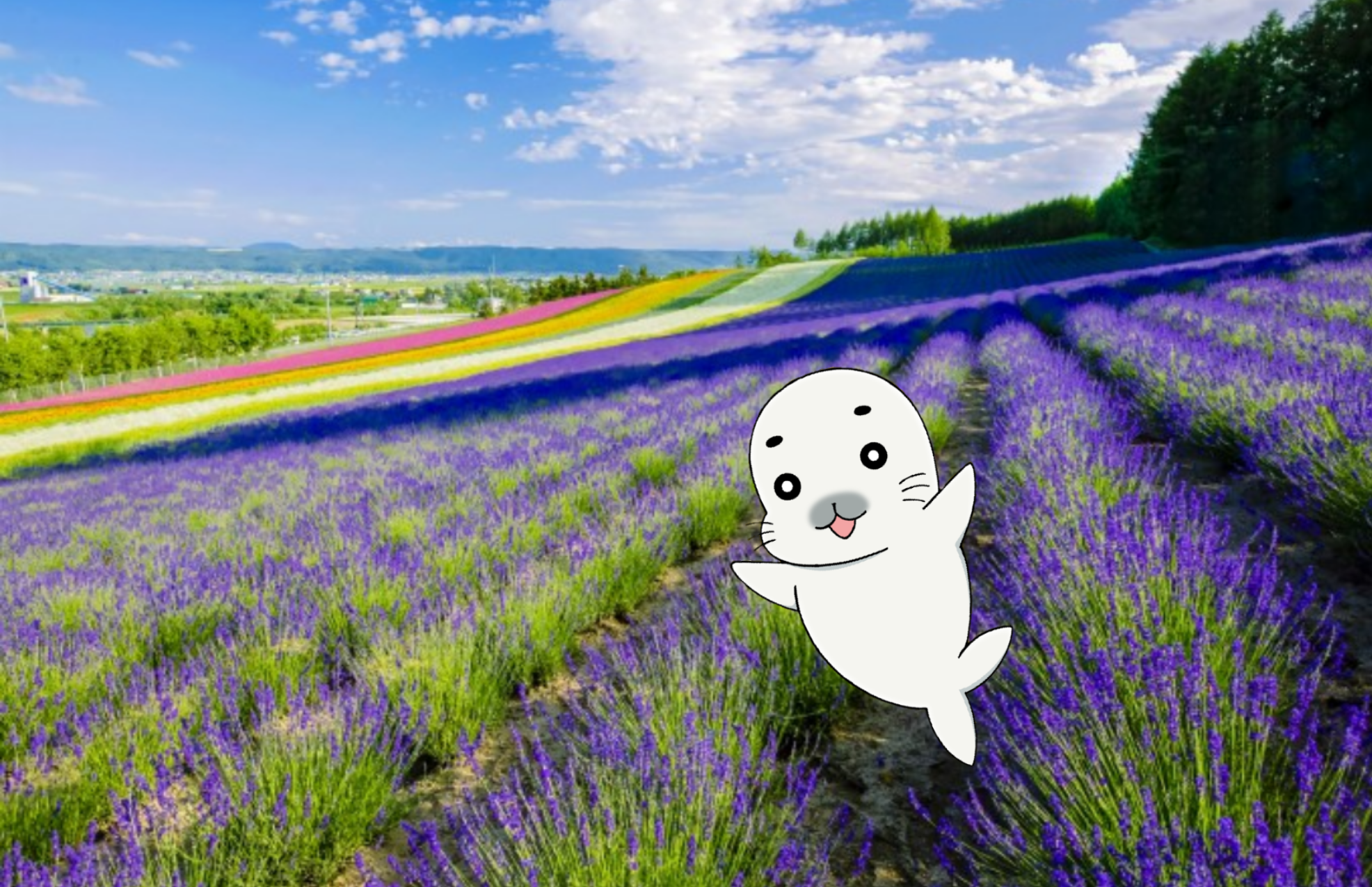 日本＆世界の風景に「ゴマちゃん」を添えてみるトピ