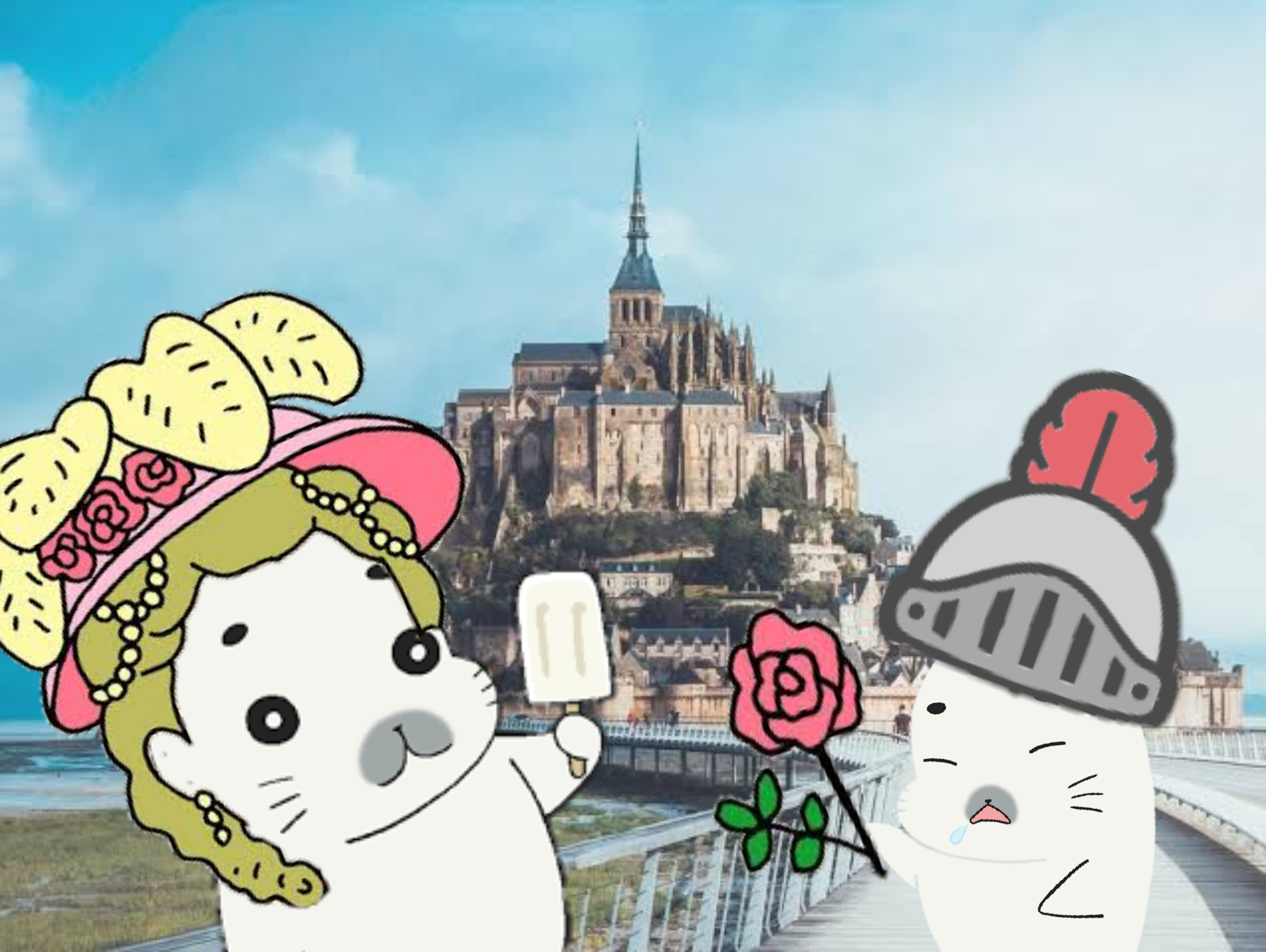 日本＆世界の風景に「ゴマちゃん」を添えてみるトピ