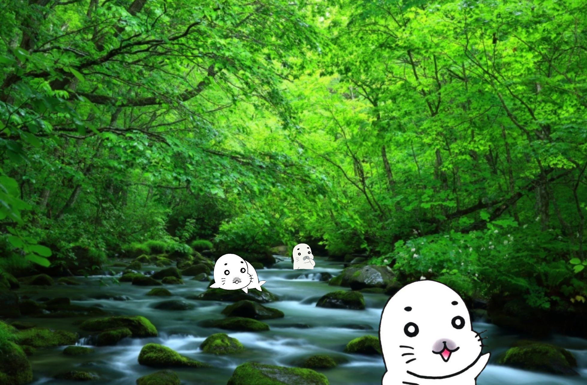 日本＆世界の風景に「ゴマちゃん」を添えてみるトピ