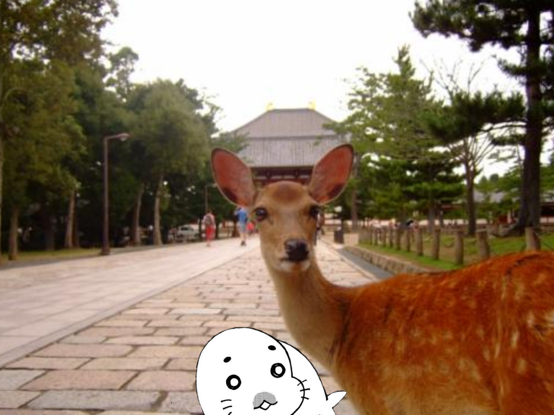 日本＆世界の風景に「ゴマちゃん」を添えてみるトピ