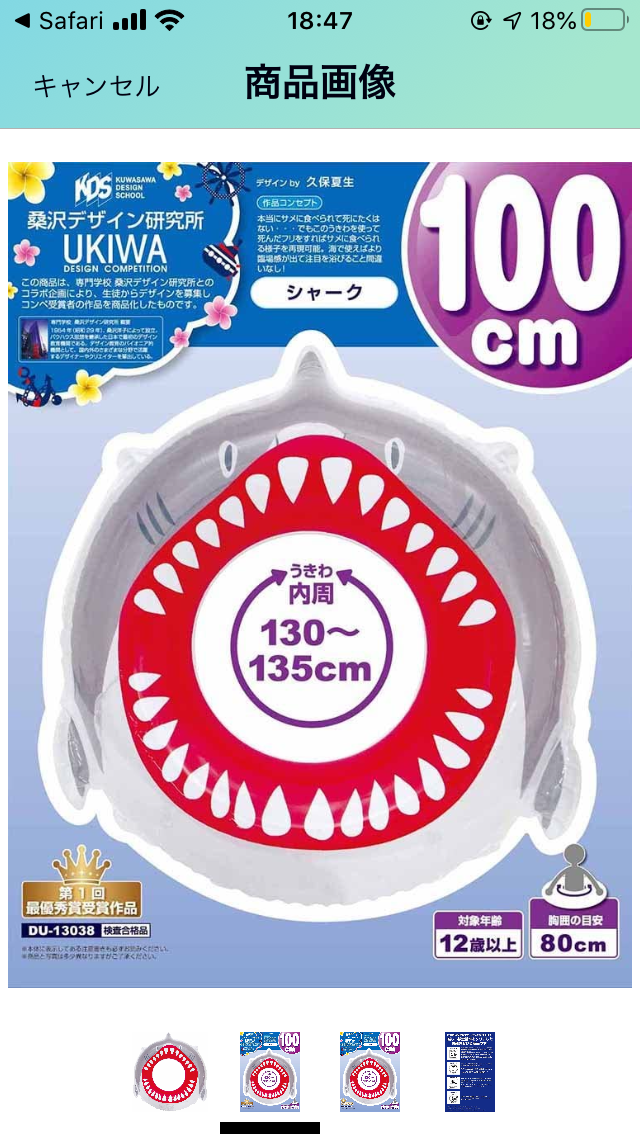 いろんな浮き輪が見たい