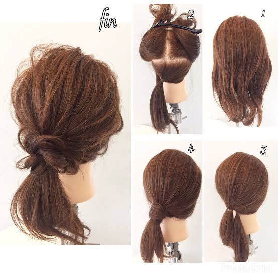よくしてる簡単ヘアアレンジ