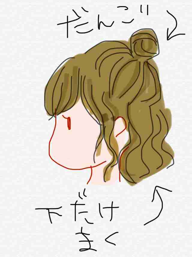 よくしてる簡単ヘアアレンジ