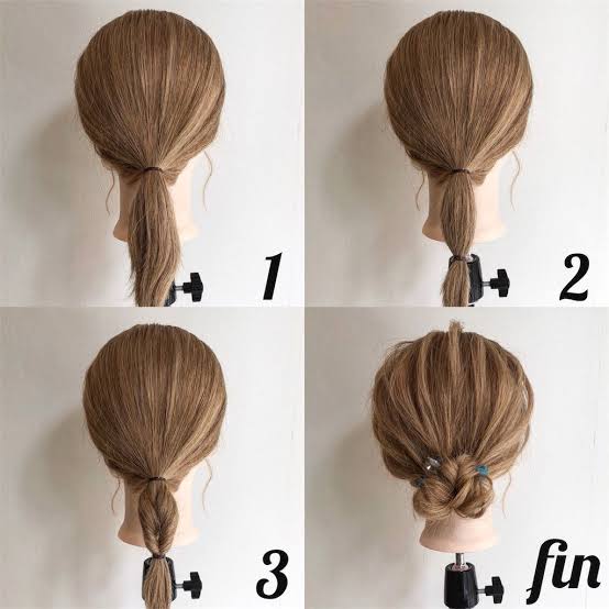 よくしてる簡単ヘアアレンジ