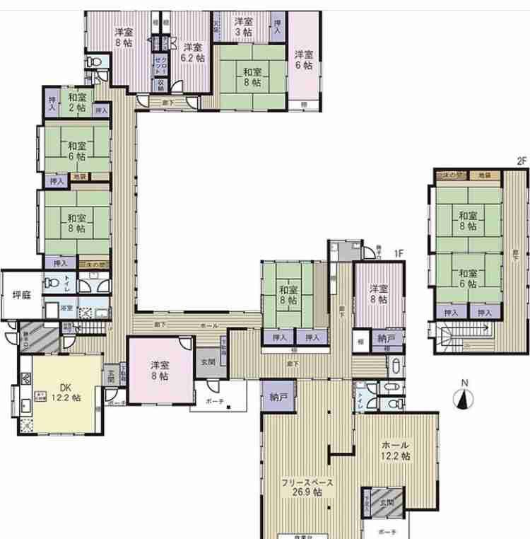 こんな間取り図 見たことない もの凄い家が売りに出されてる ガールズちゃんねる Girls Channel