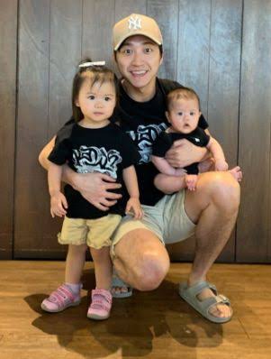福原愛さん、パパの日に夫・江宏傑ら「江家四代」ショット…「イケメン揃い」の声