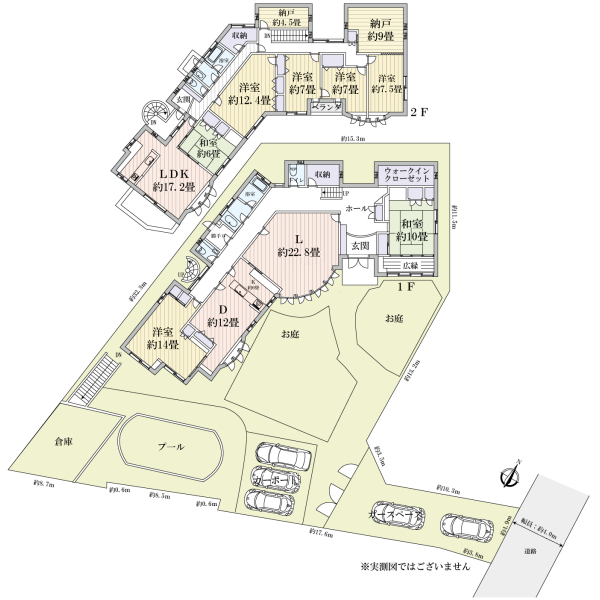 広い家の間取り図
