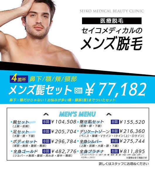 男性の永久脱毛ってどう？