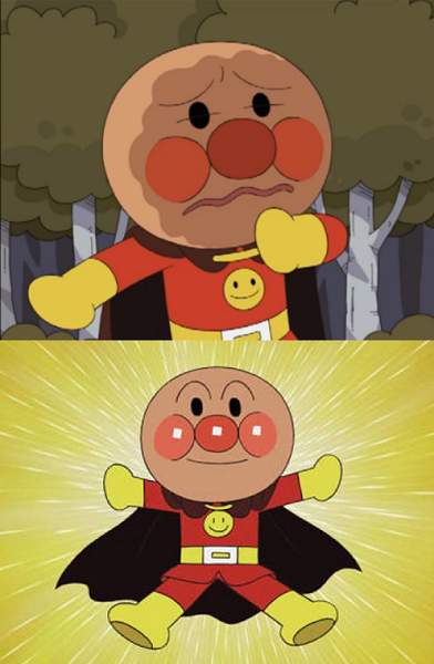 二次元キャラを陰と陽に分けるトピ