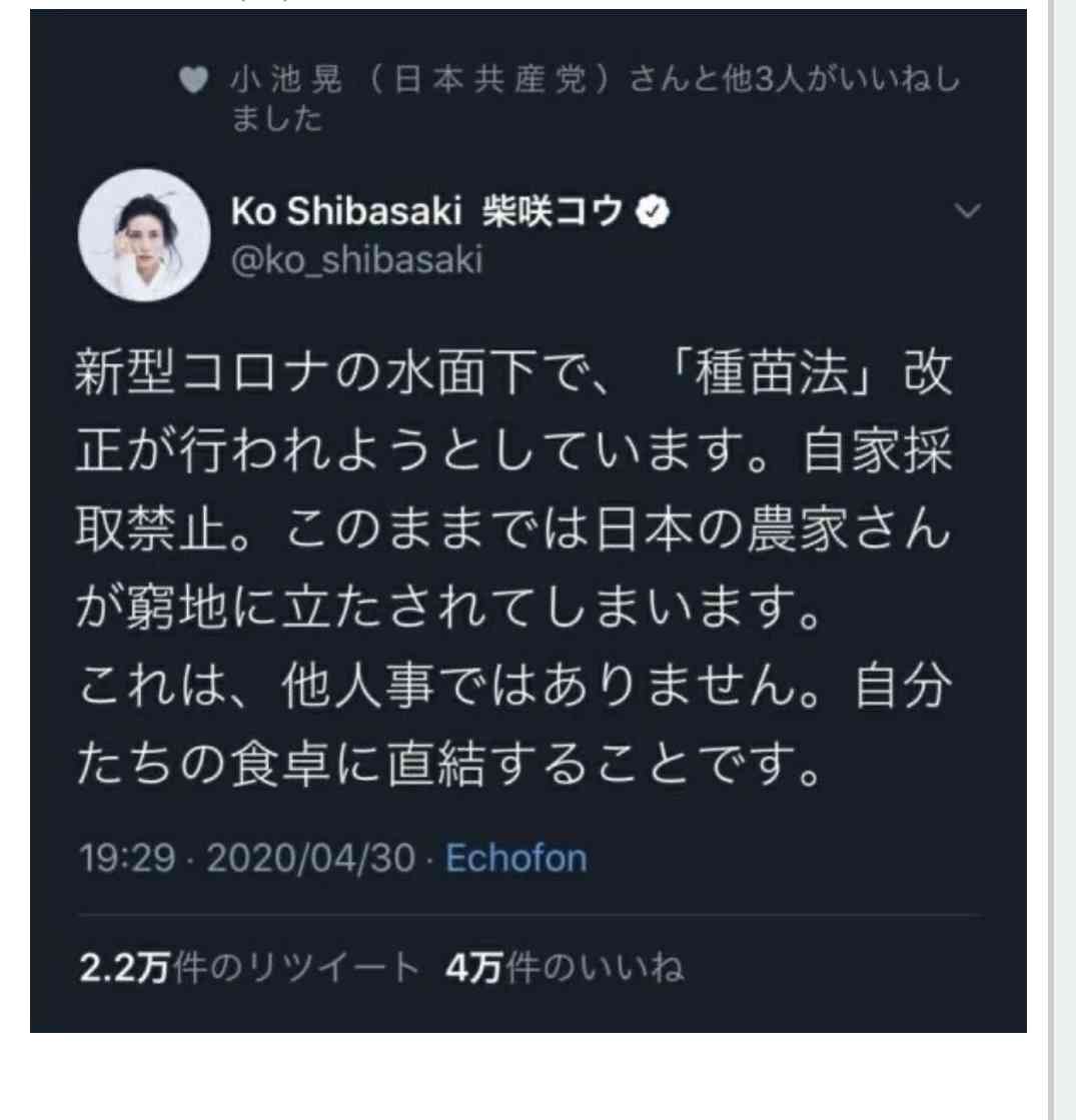 芸能人の政治的発言