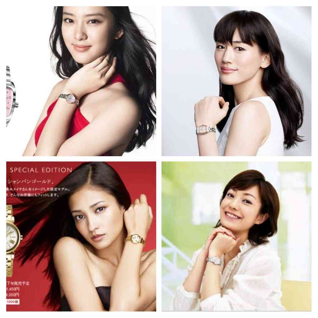 腕時計のイメージキャラクターの俳優女優