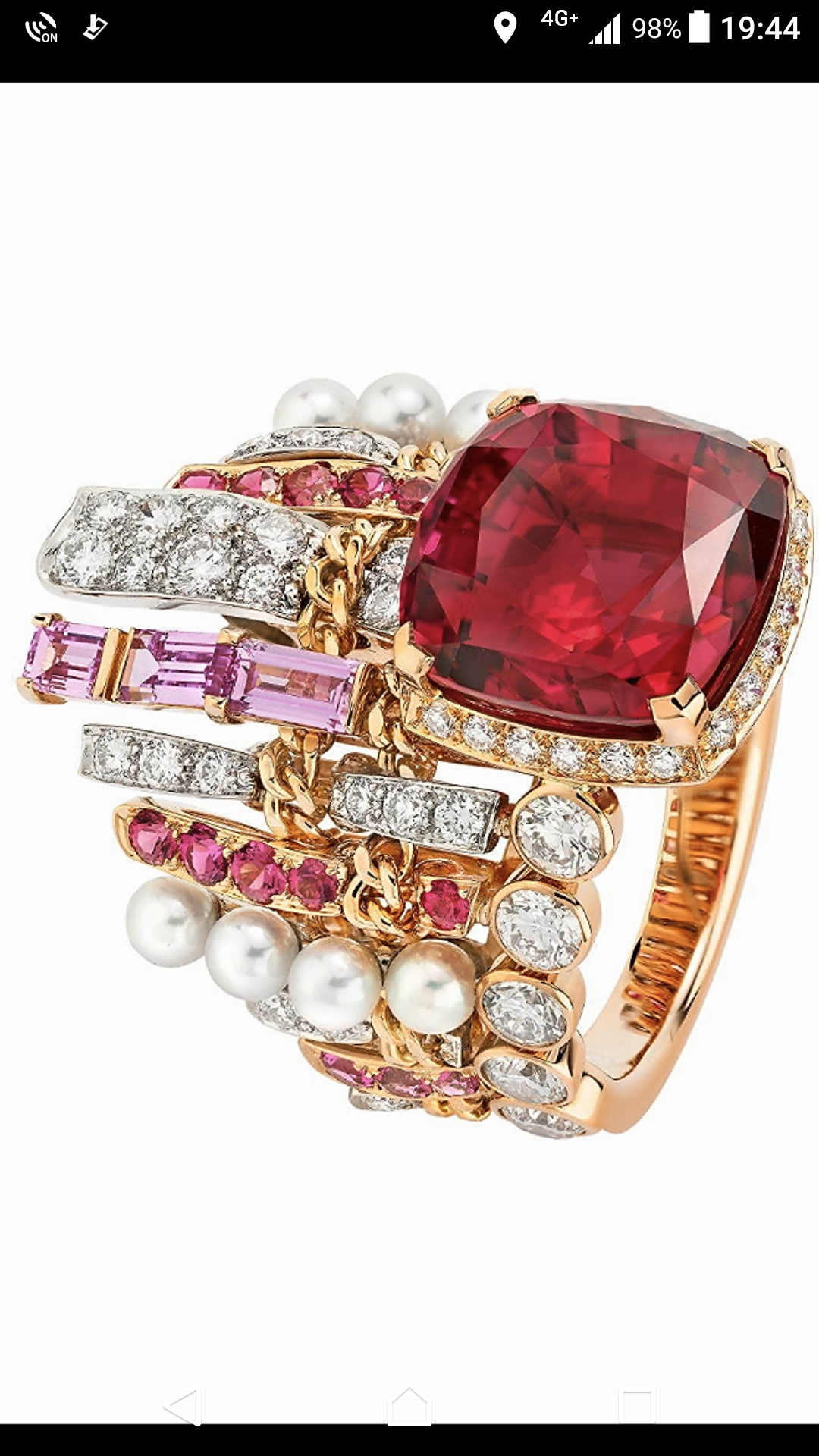 コロナの中、自分へのご褒美にハイブランドの指輪。