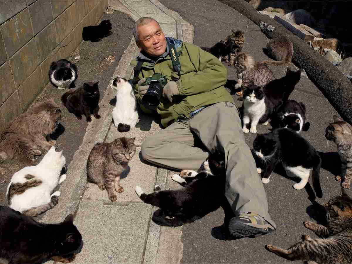 人間と動物のツーショット