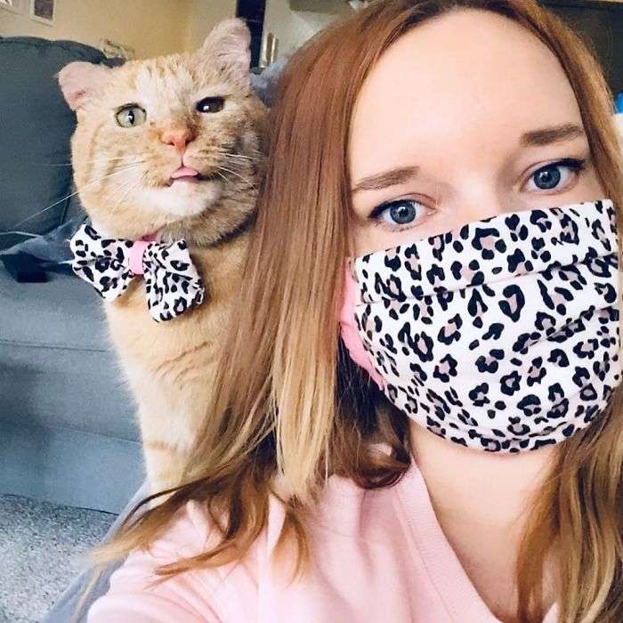 “世界一悲しそうな猫”引き取られて1年で“幸せいっぱいの猫”に（米）＜動画あり＞
