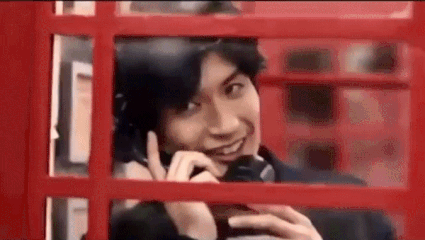 受話器持ってる画像