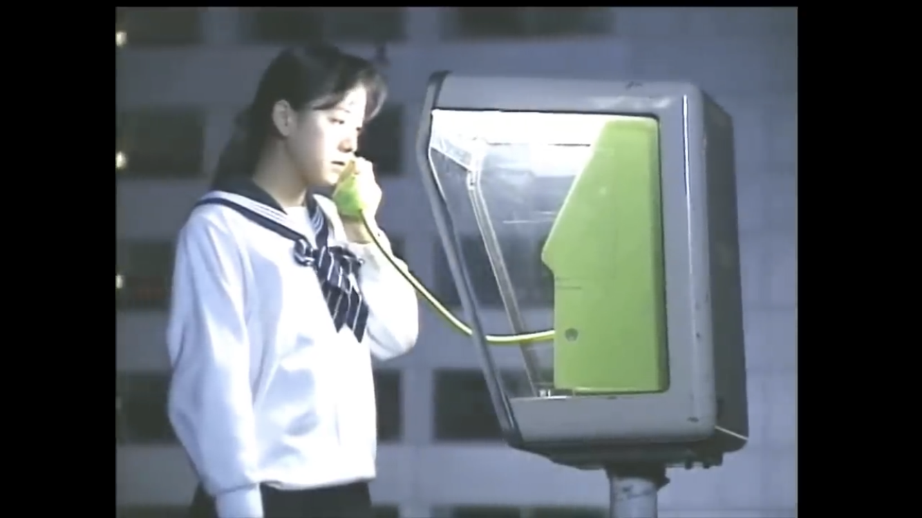 受話器持ってる画像