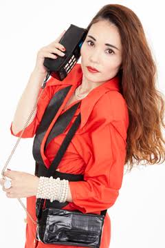 受話器持ってる画像